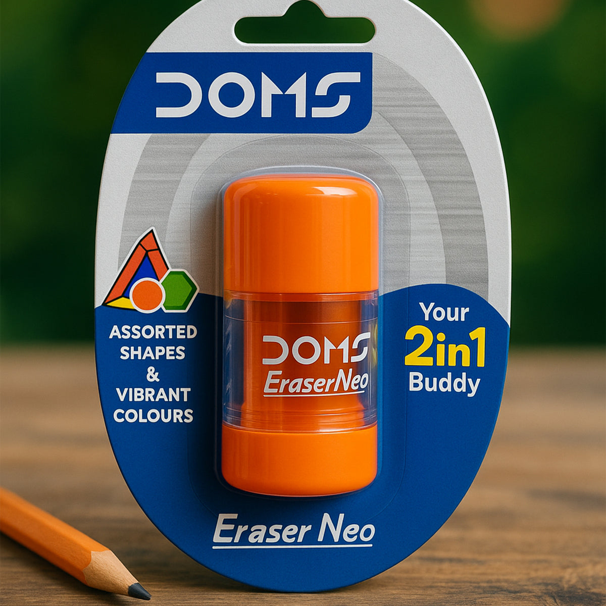 Pencil sharpener & eraser-DOMS